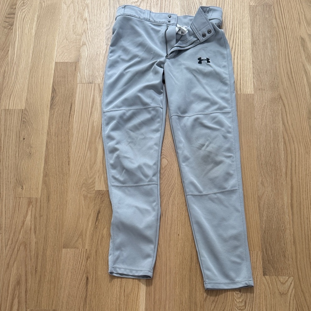 Under Armour Men's Light Gray Baseball Pants